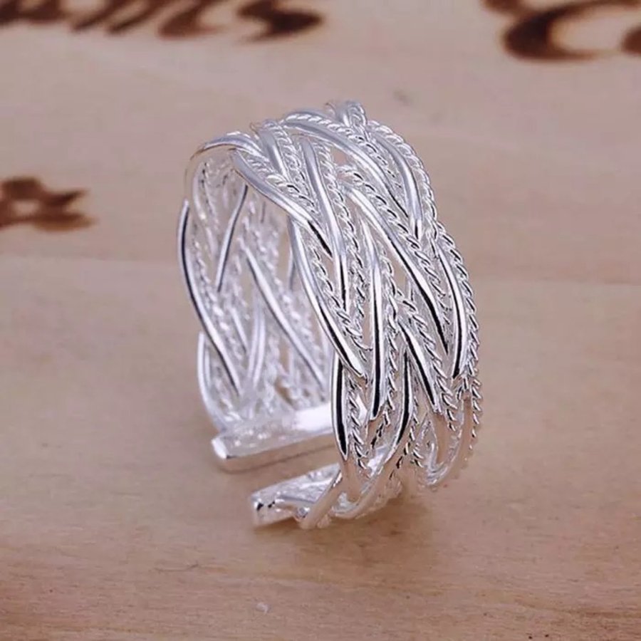 RING STERLING SILVER 925 KLAPP