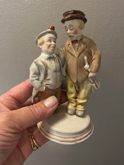 Carl Schneider Porcelain Figurine Gentlemen Germany  Gräfenthal