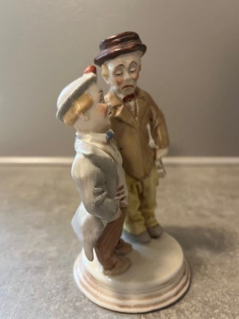 Carl Schneider Porcelain Figurine Gentlemen Germany  Gräfenthal