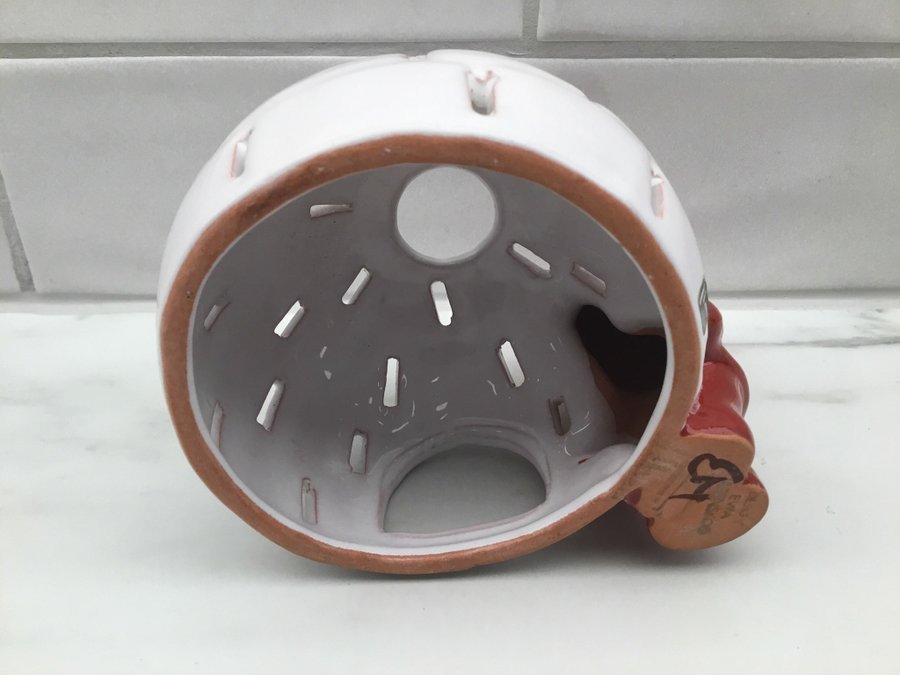 IGLOO LJUSLYKTA MED TOMTEBARN / NISSE ”JIE” DESIGN "EWA JARENSKOG” JUL KERAMIK