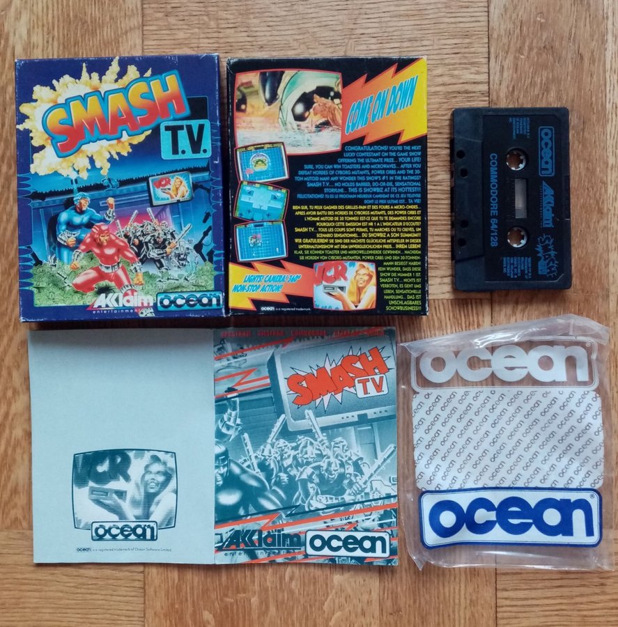 Smash TV (Ocean Software) ->TESTAD<- Commodore 64 / C64 Spel