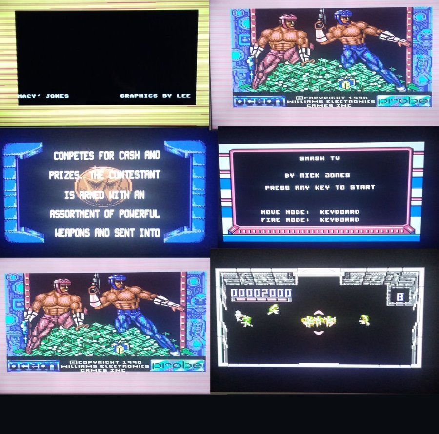 Smash TV (Ocean Software) ->TESTAD<- Commodore 64 / C64 Spel