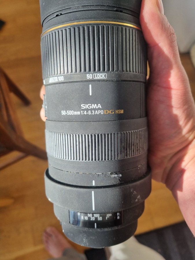 Sigma 50-500mm f/4-5.6 APO DG OS HSM Objektiv Canon EF.