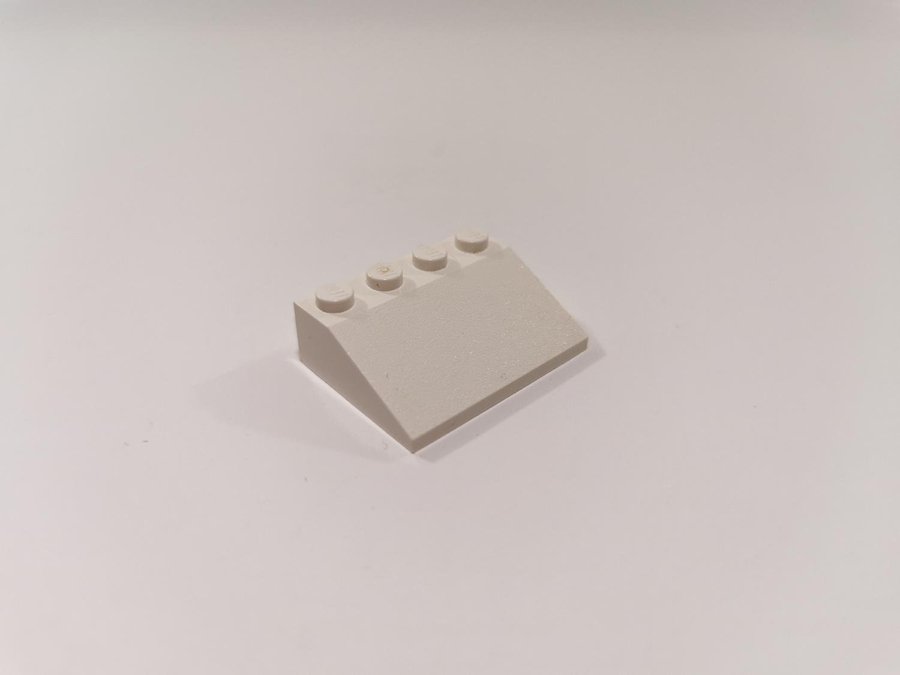 Lego - slope - bas - 3x4 33 - part 3297 - vit