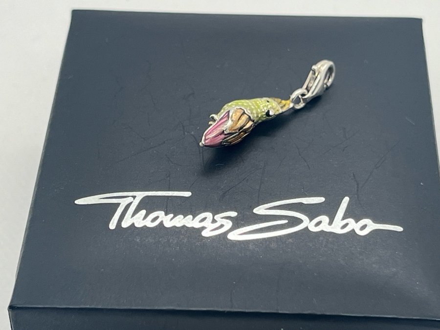 Thomas Sabo Färgrik Fågel, berlock i silver.