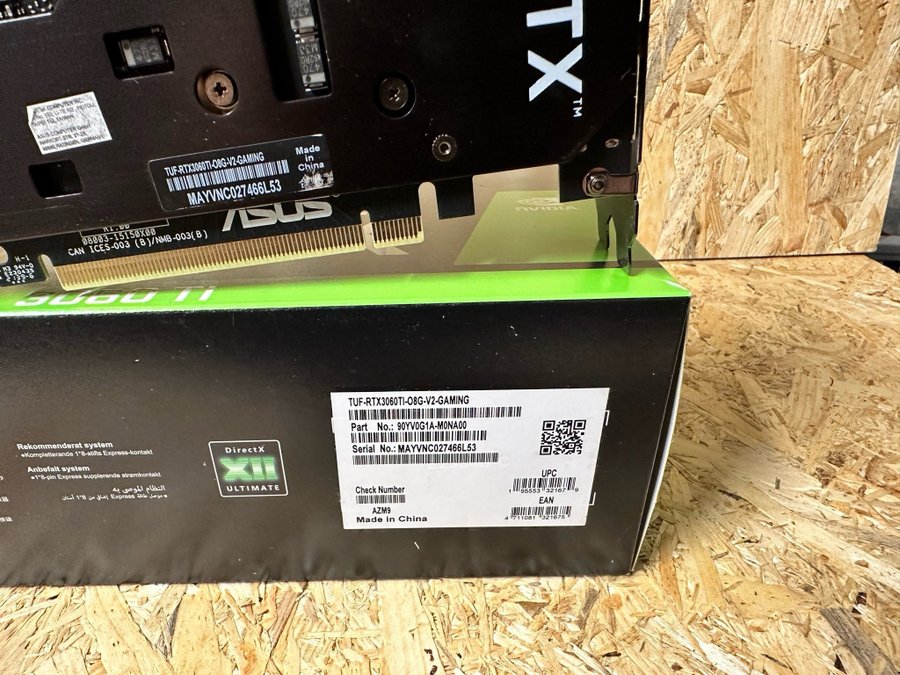 ASUS TUF Gaming GeForce RTX 3060 Ti OC 8GB