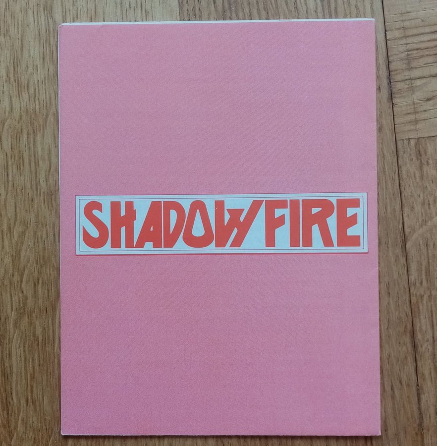 Shadowfire (Beyond) Manual - Commodore 64 Spectrum  Amstrad