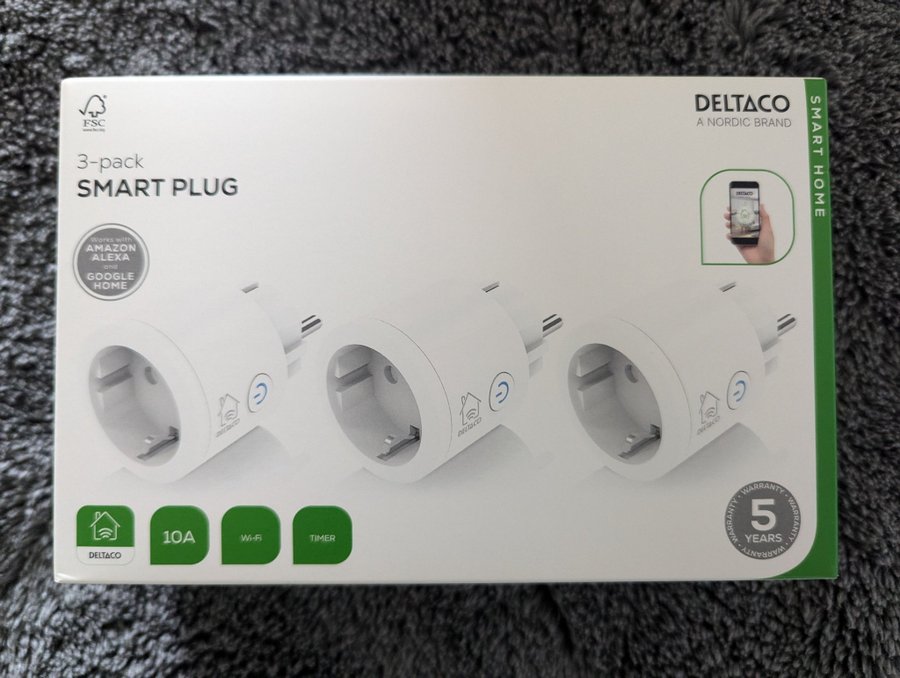 3-pack smarta kontakter (AVHÄMTNING)