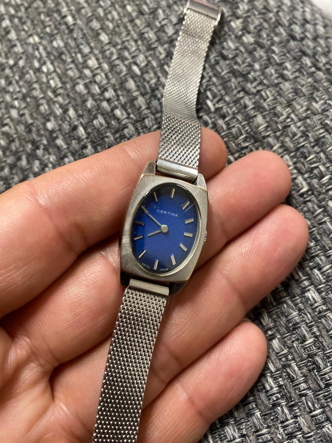 Vintage swiss madr Certina manuellt Damklocka