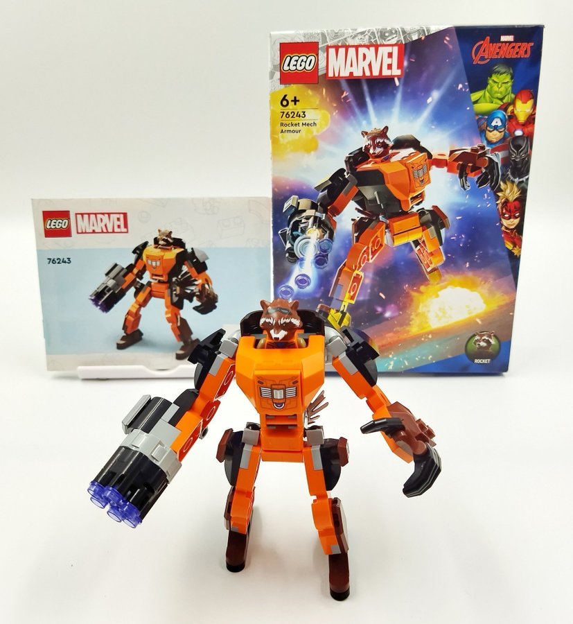 LEGO Marvel 76243 Rocket Mech Armour.