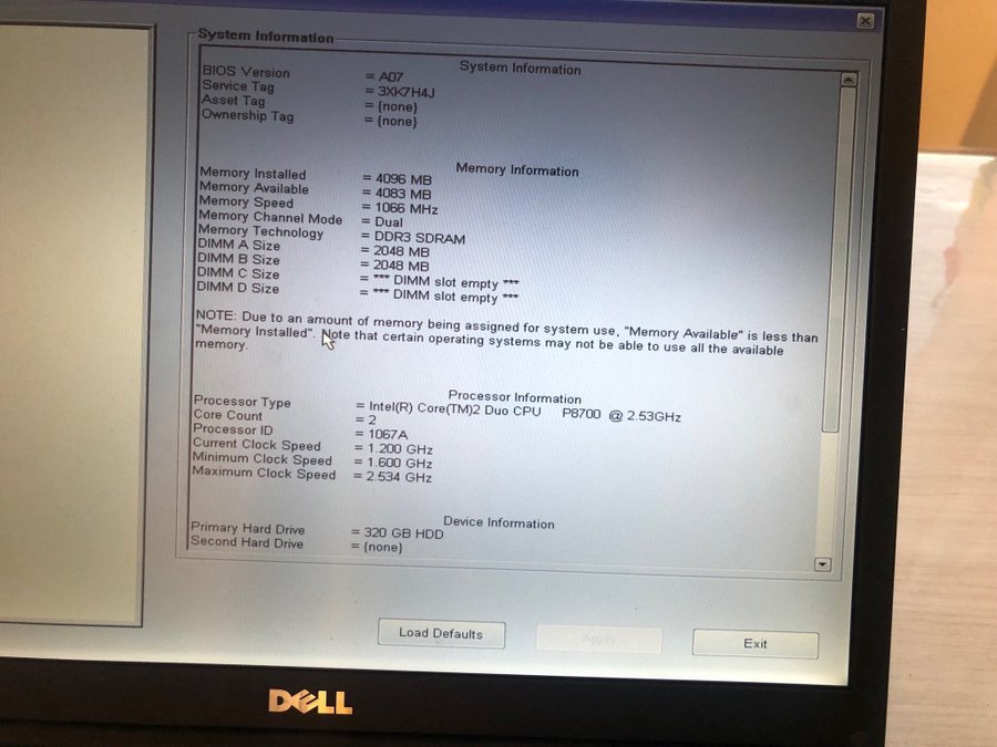 Dell Precision M6400 laptop