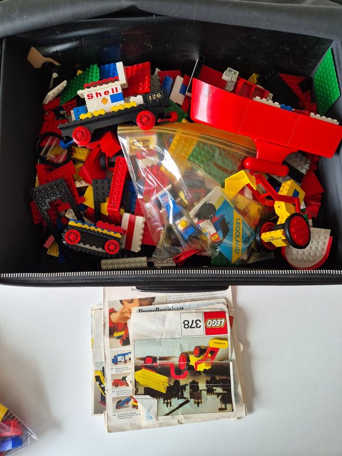 LEGO MÄNGDER MED lösa bitar beskrivningar RETRO VINTAGE