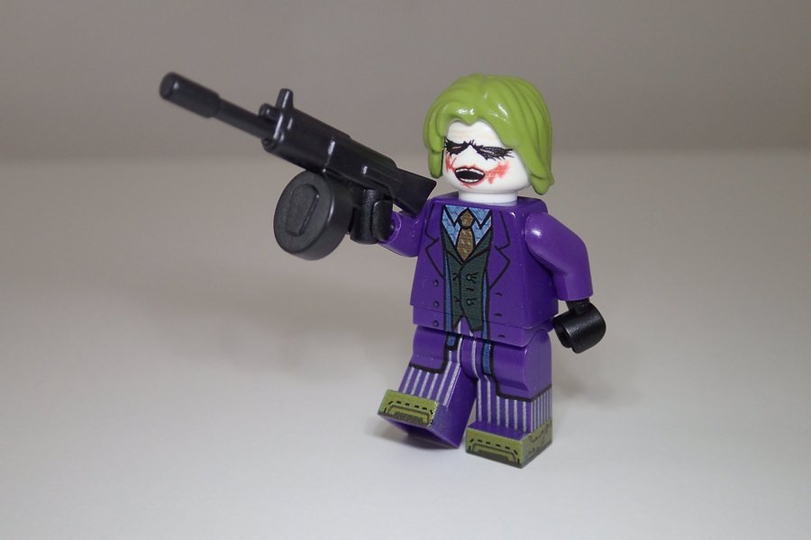 Custom LEGO The Dark Knight minifigur - The Joker