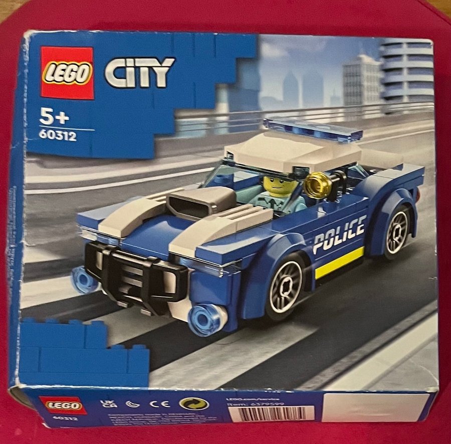 Lego City 60312 Polisbil + 2 st polybags 30363 30503 oöppnade 5+