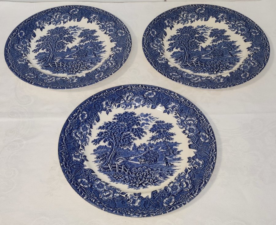 3st fina mattallrikar Ironstone England