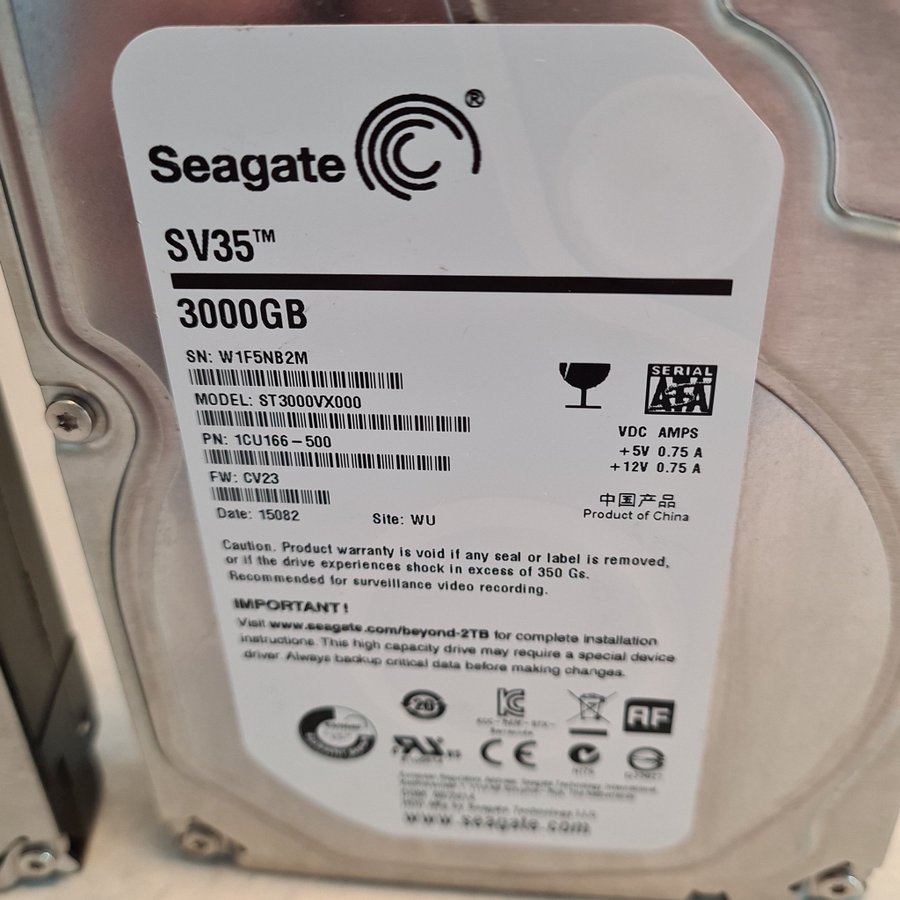 Seagate SV35 3TB 2st