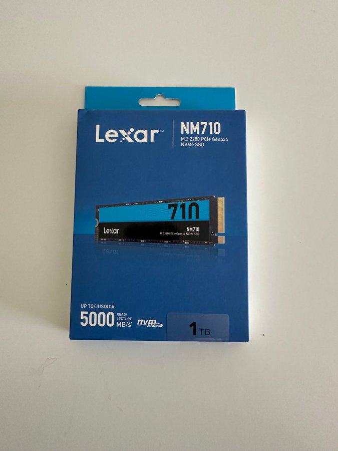 Lexar NM710 1TB M.2 2280 PCIe Gen4x4 NVMe SSD