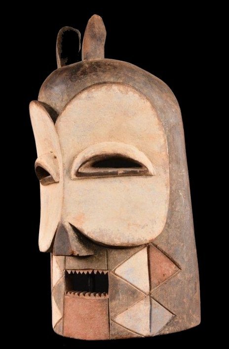 Afrikansk Bembe-Kongo mask