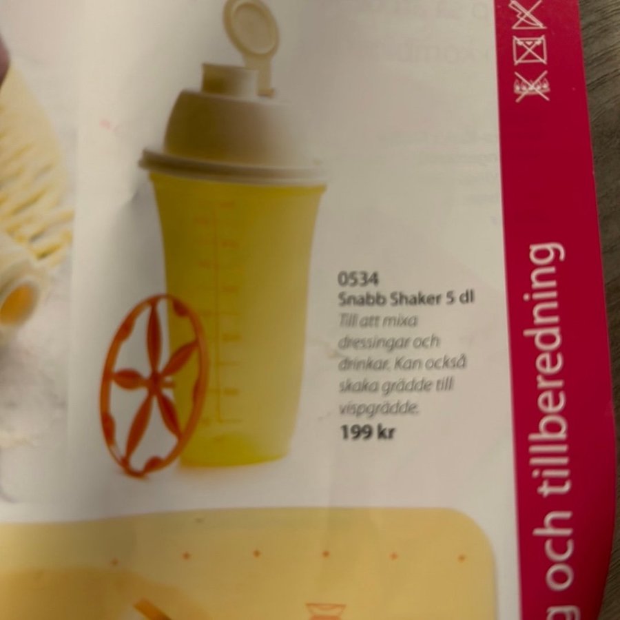 Snabb Shaker 5 dl, Tupperware