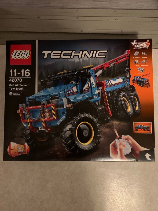 LEGO Technic 42070 Terränggående 6x6-Bärgningsbil -Ny-