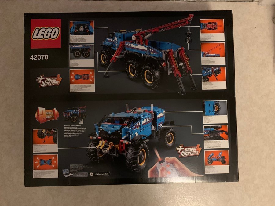 LEGO Technic 42070 Terränggående 6x6-Bärgningsbil -Ny-