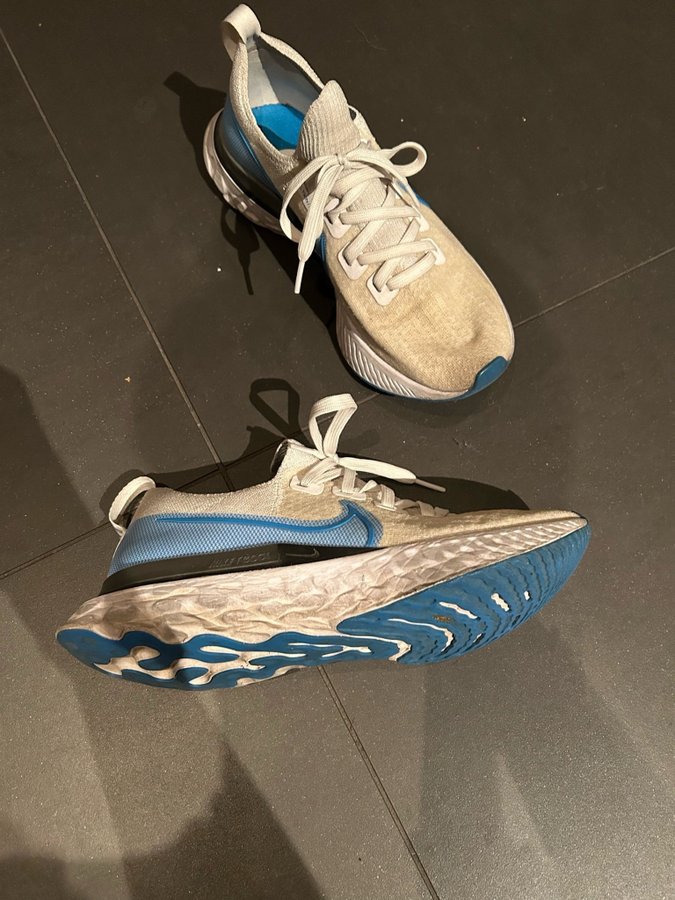 Nike React Infinity Run Flyknit 2 Herrskor Grå/Blå