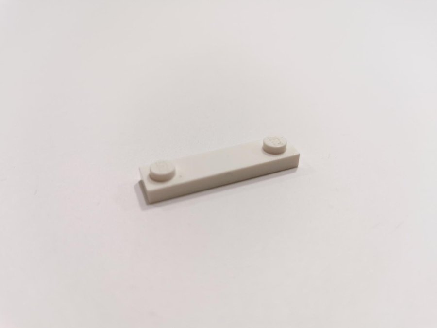 Lego - plate - platt - modifierad - 1x4 - part 92593 - vit