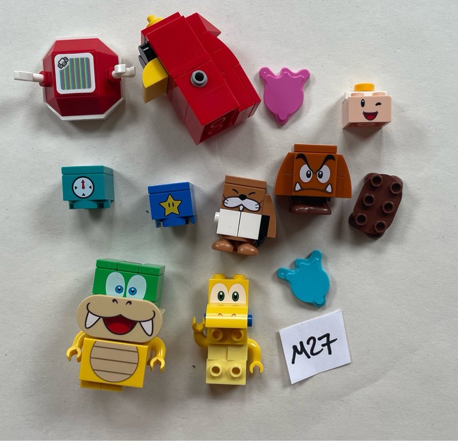 #M27 ÄKTA LEGO super mario minifigurer gubbar figurer