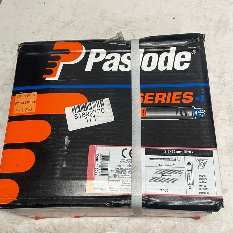 Paslode rounddrive 28x63mm