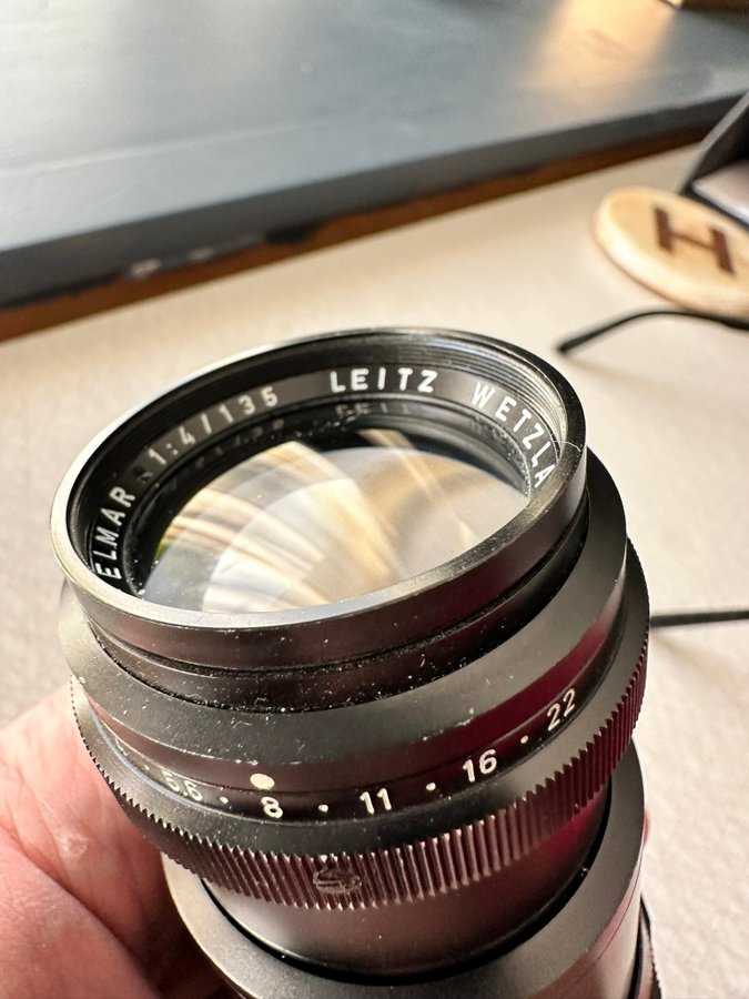 Leica Leitz Wetzlar Elmar 135mm f/4 Objektiv