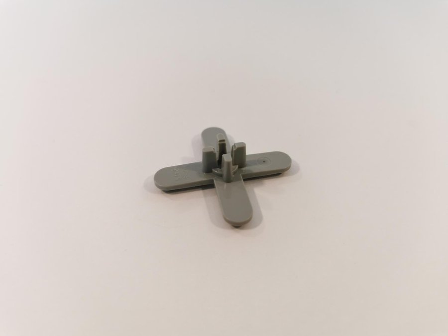 Lego - space - propeller - part 2479 - ljusgrå (old light gray)