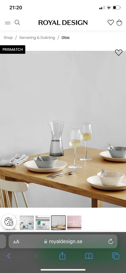 Iittala Essence vitvinsglas