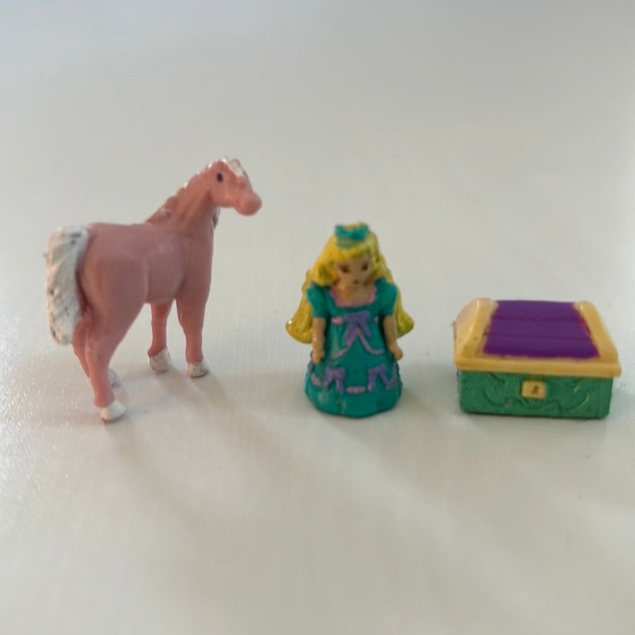 Polly Pocket - Häst docka och skattkista