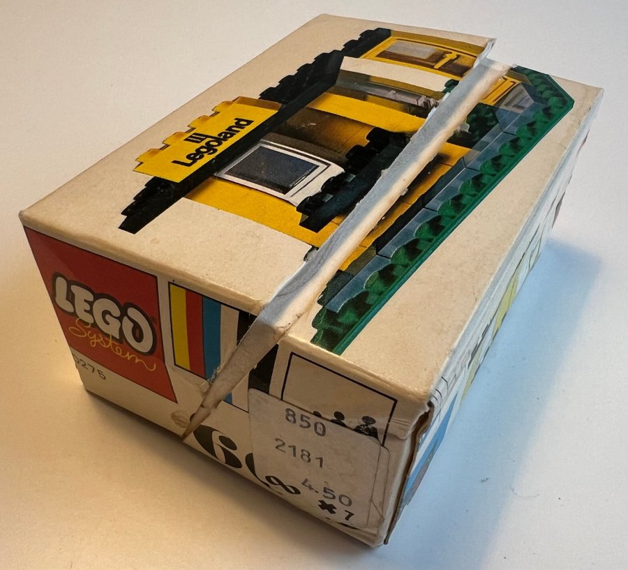 Komplett Lego 608 Legoland Kiosk (1971) vintage retro