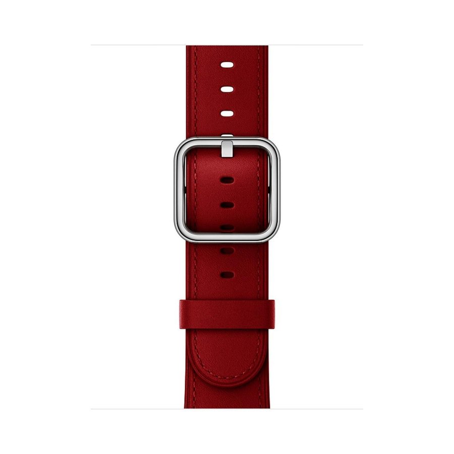 Fyrkantigt Spänne 44/45/46/49mm Apple Watch Armband - RÖD