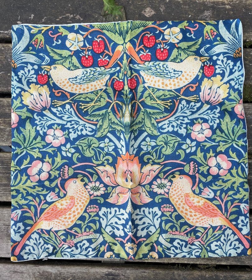 Kuddfodral William Morris Print Gröna Blommor Pillow Case NY