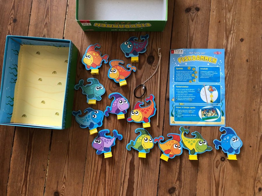 Mitt första spel - Fiskdammen fiskespel från 3 år