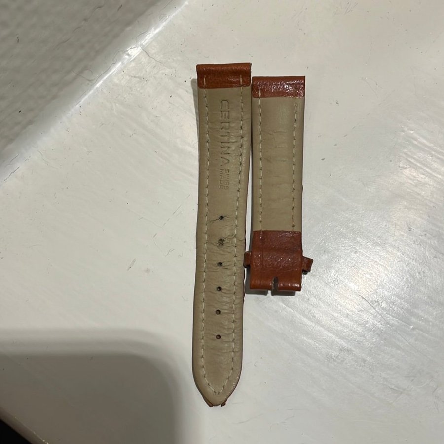 Certina original läderarmband