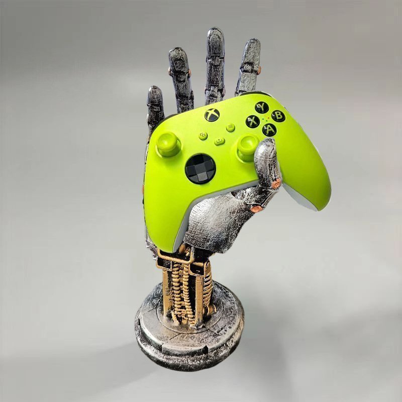 Ny Steampunk Robot Hand Controller Stand Dekorationer harts