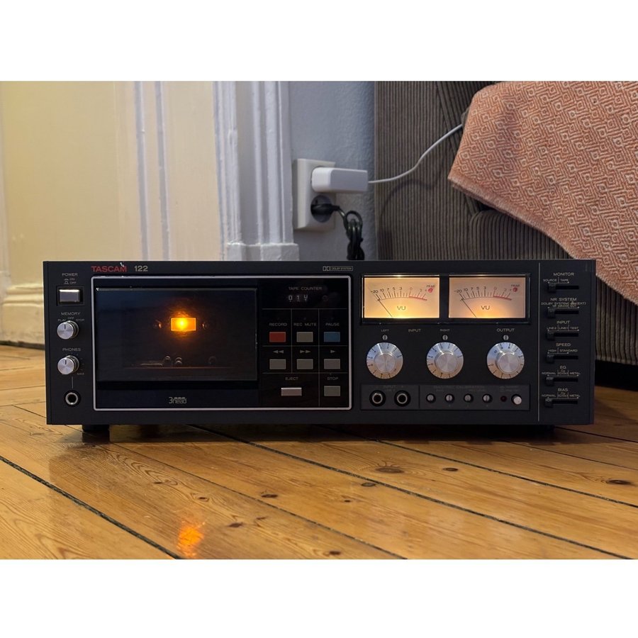 Tascam 122 professionell kassettbandspelare