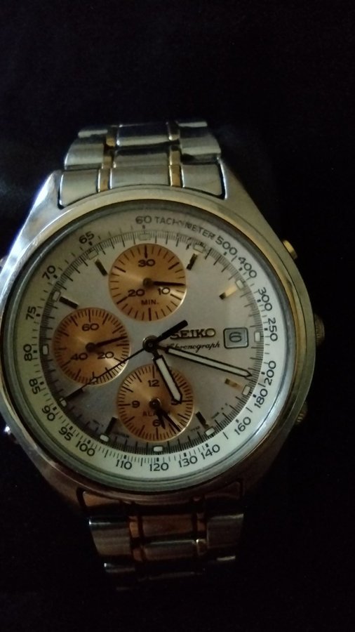 Seiko Chronograph Klocka