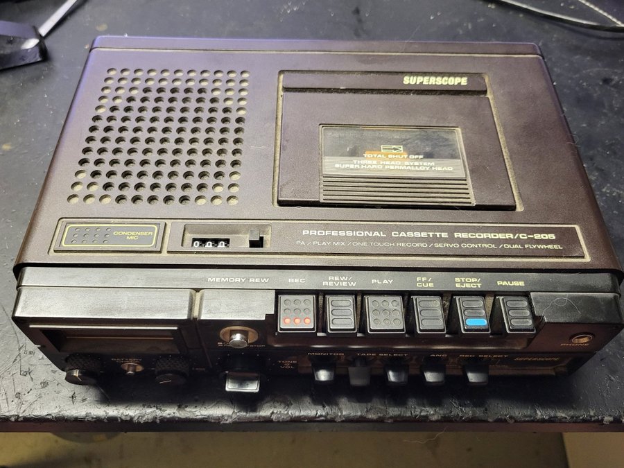 Supercool Professional Cassette Recorder C-205