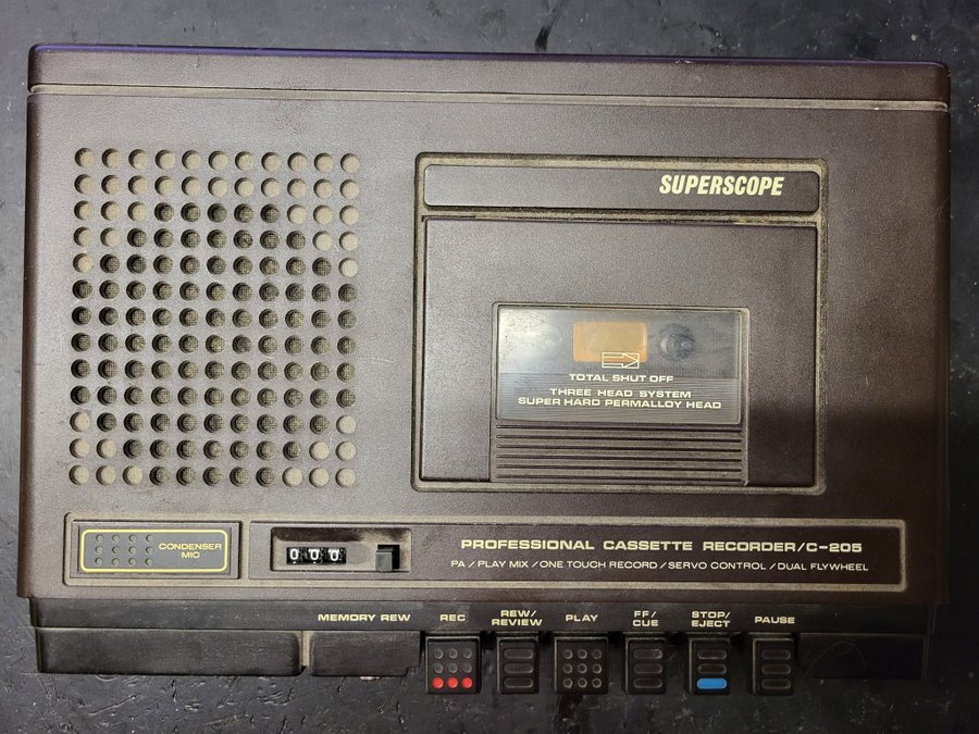 Supercool Professional Cassette Recorder C-205