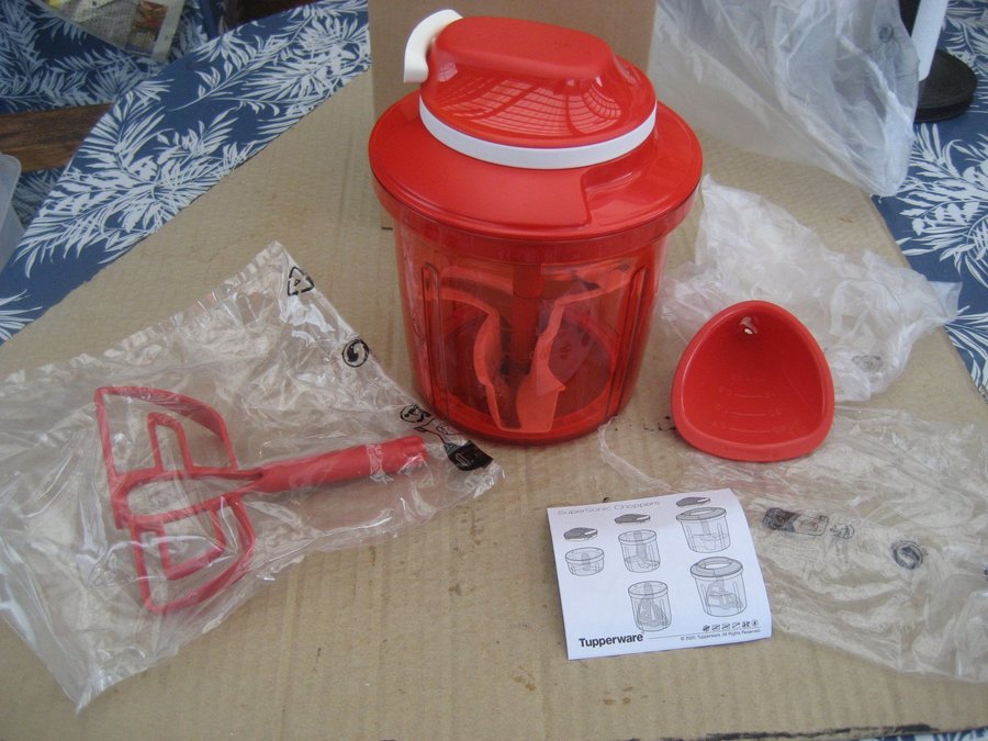 Tupperware - Super Sonic - Chopper Stor 1,35 L **Ny**