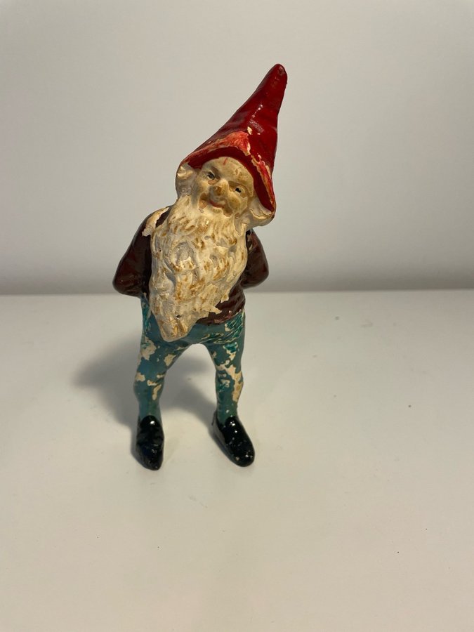 Gammal tomte figur antik(?) Möjligtvis tidigt1900-tal eller sent 1800-tal