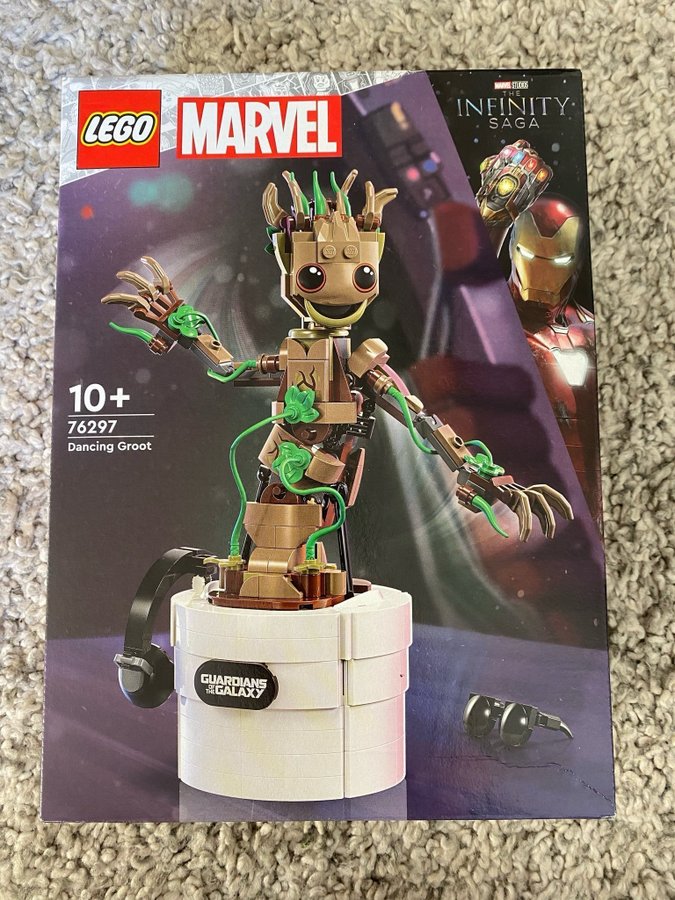 Lego Dancing Groot. Oöppnad