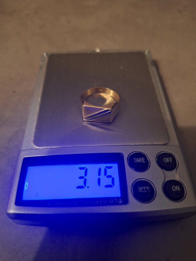 Klackring 18 Karat, 3.15 gr,