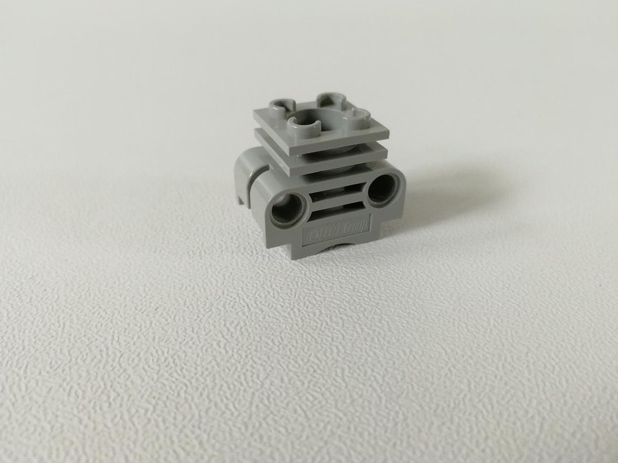 Lego - technic - motor - part 2850 - ljusgrå (old light gray)