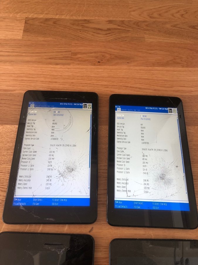 4 ST Dell Venue T01D defekta