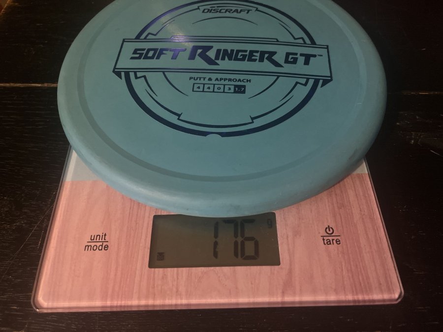 <DISCGOLF> blå soft putter plastic ringer-gt #2 (discraft)